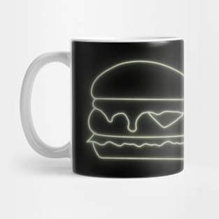 Neon Burger Mug